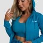 Ženska dukserica Limitless Zip Up Aquamarine - GymBeam L