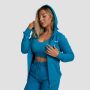 Ženska dukserica Limitless Zip Up Aquamarine - GymBeam L