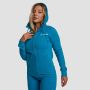 Ženska dukserica Limitless Zip Up Aquamarine - GymBeam L