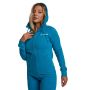 Ženska dukserica Limitless Zip Up Aquamarine - GymBeam L