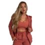 Ženska dukserica Limitless Zip Up Cinnamon - GymBeam XXL