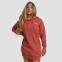 Ženska dukserica Limitless Longline Cinnamon - GymBeam S