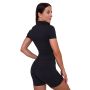 Ženska majica Ignite Cropped Black - GymBeam S
