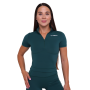 Ženska majica Ignite Cropped Dark Green - GymBeam S