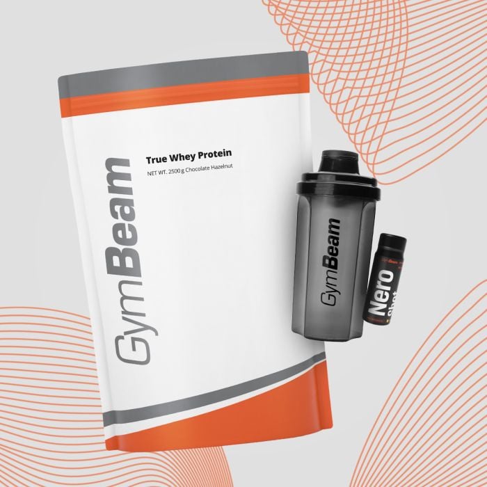 True Whey - GymBeam 2500 g - čokolada - 00