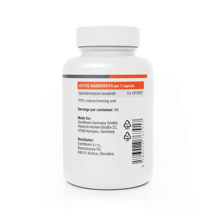 Saccharomyces boulardii - GymBeam 60 caps