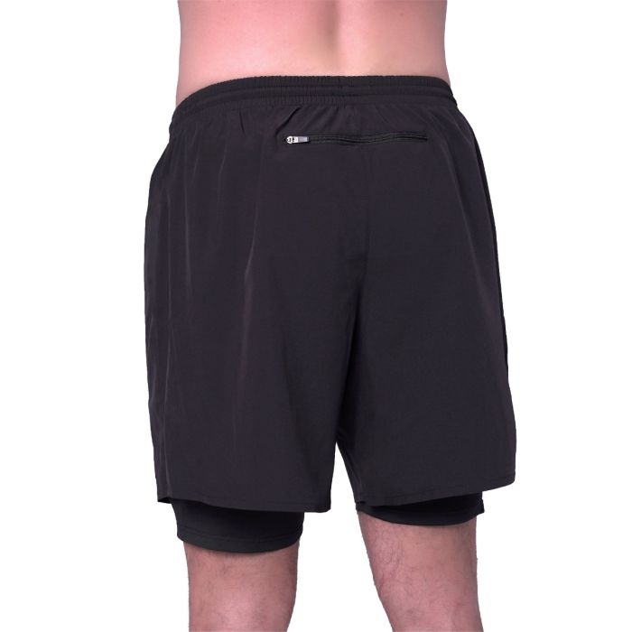 Kratke hlače 2in1 Essence Black - GymBeam XL