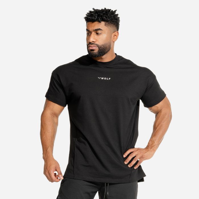 Muška majica s kratkim rukavima Bodybuilding Black - SQUATWOLF