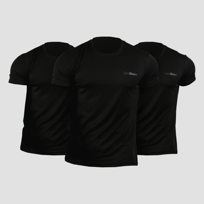 Muška majica TRN 3Pack Black - GymBeam XXXL - 3pack