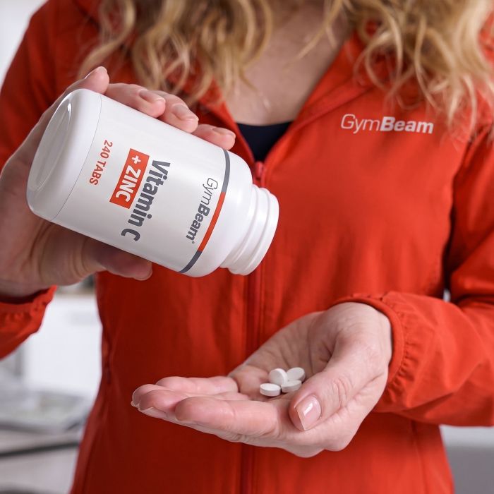 Vitamin C + Zinc - GymBeam 240 tab - 01