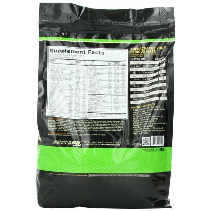 Serious Mass - Optimum Nutrition 5450 g - čokolada