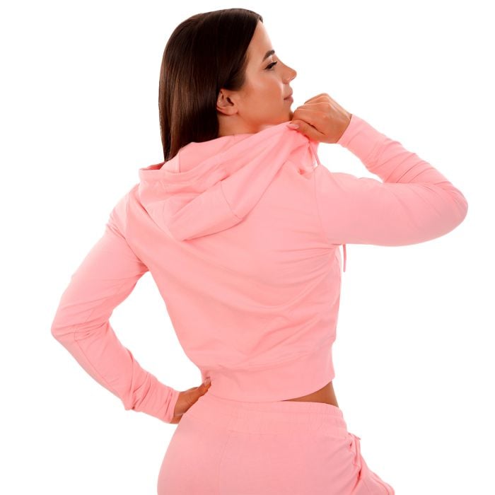 Ženska dukserica TRN Zip-Up Pink – GymBeam XS