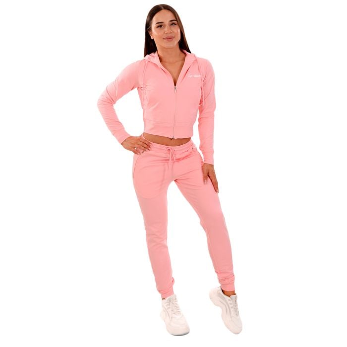 Ženska dukserica TRN Zip-Up Pink – GymBeam XS
