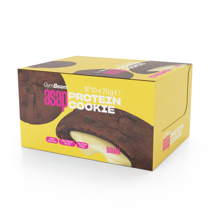 ASAP Protein Cookie - GymBeam 70 g - trostruka čokolada
