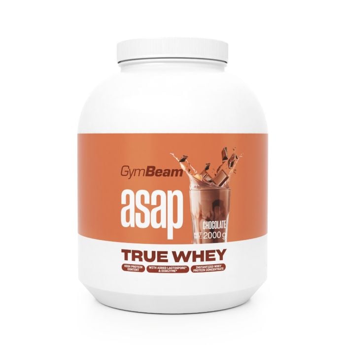 ASAP True Whey - GymBeam 2000 g - čokolada