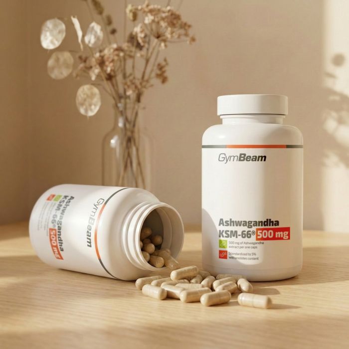 Ashwagandha KSM-66® 500 mg - GymBeam 90 kaps.