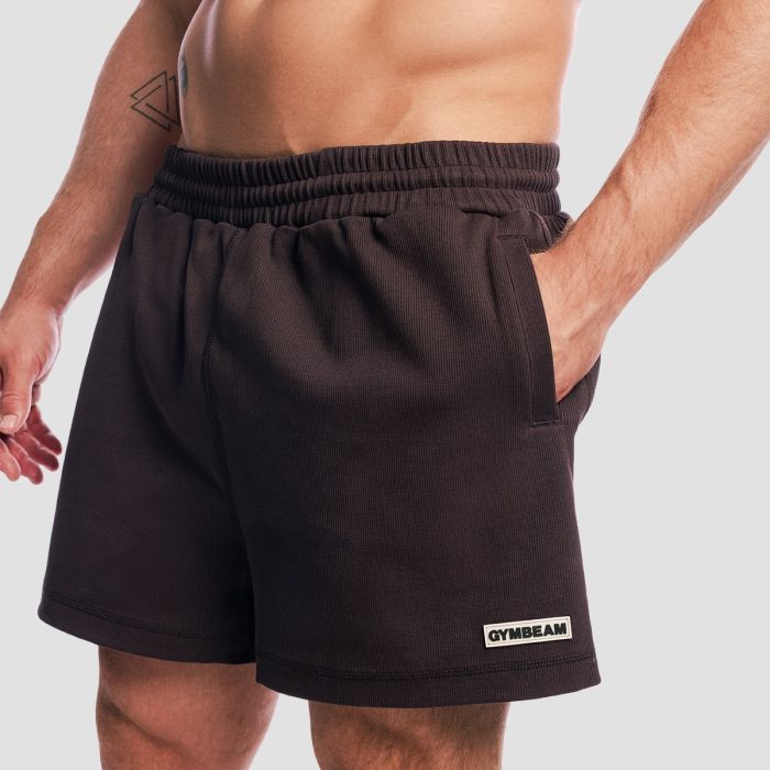 Kratke hlače Aura Tee Brown - GymBeam XL