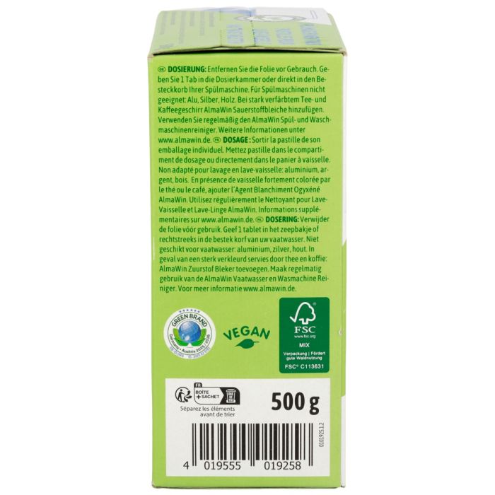 Dishwasher Tabs - AlmaWin 0.5 kg single_variant
