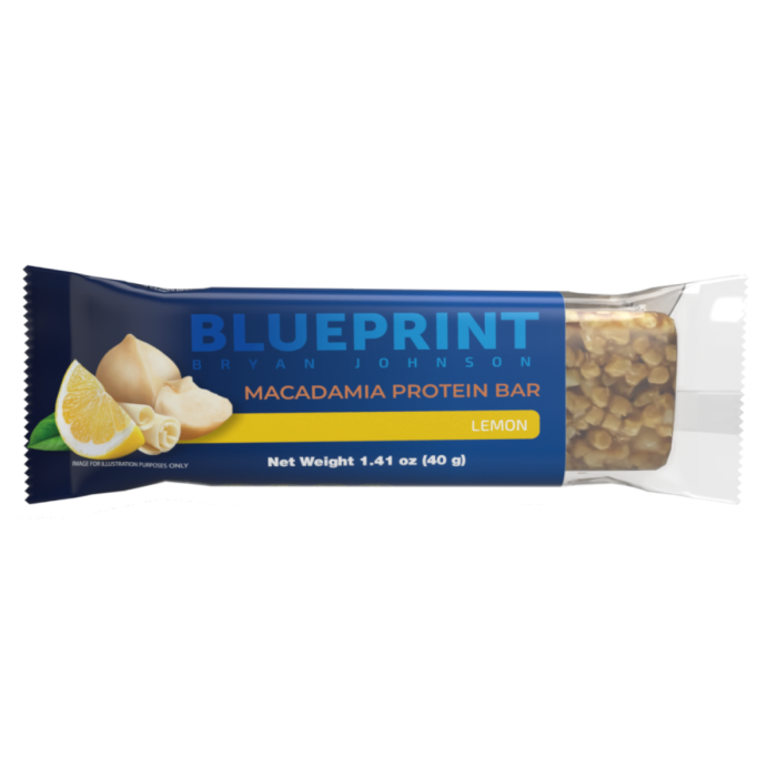 Macadamia Protein Bars - Blueprint by Bryan Johnson 12 x 40 g