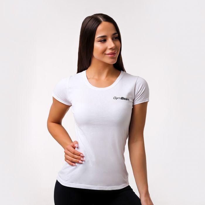 Ženska majica Basic White - GymBeam