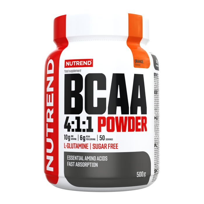 BCAA 4:1:1 Powder - Nutrend 500 g - naranča