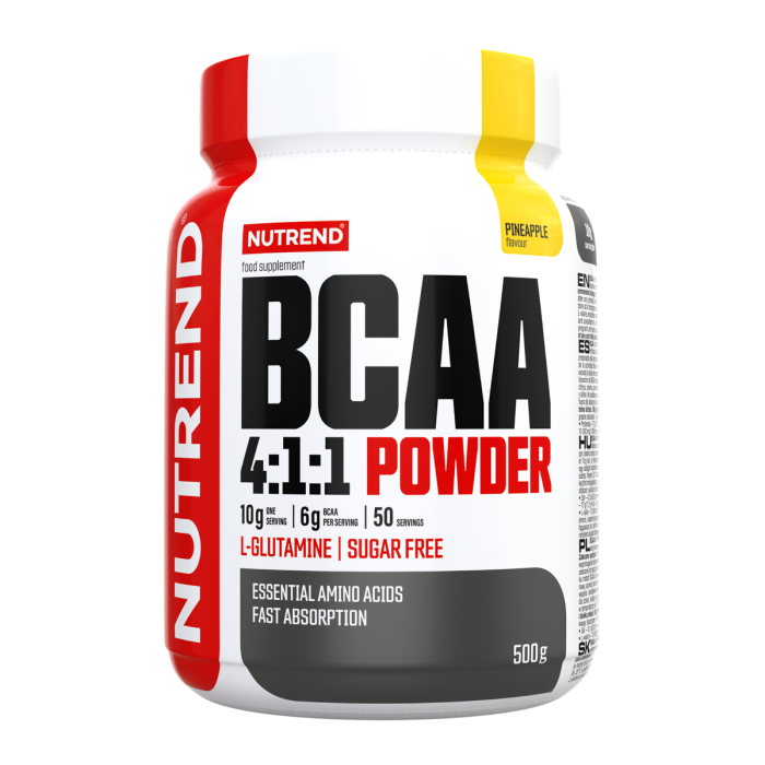 BCAA 4:1:1 Powder - Nutrend 500 g - naranča