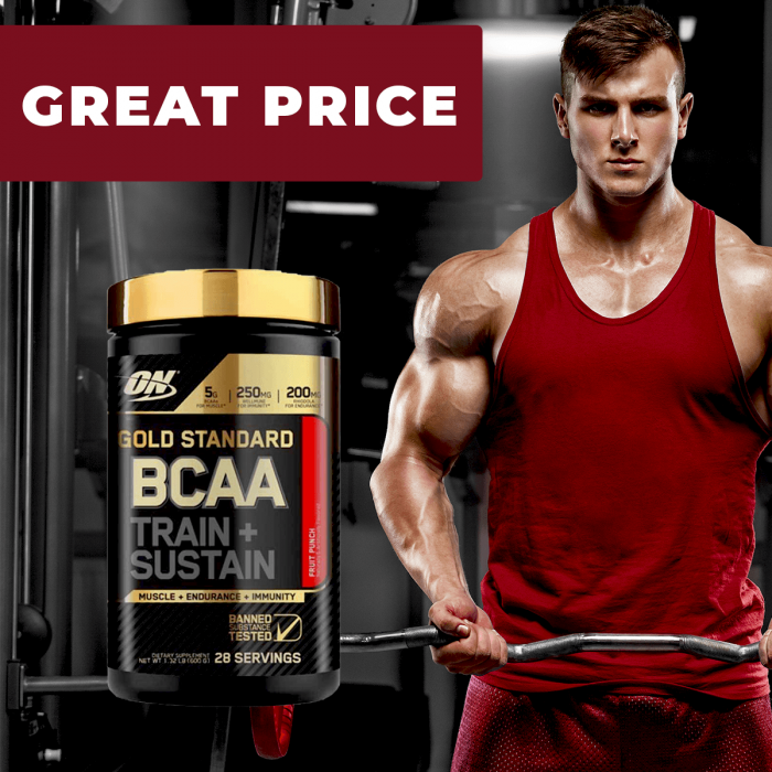 Gold Standard BCAA Train Sustain - Optimum Nutrition malina