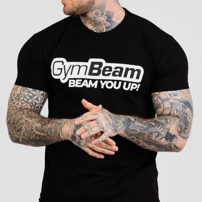 Muška majica Beam Black - GymBeam M