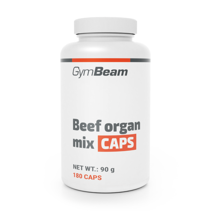 Beef Organ Mix CAPS - GymBeam 180 kaps.