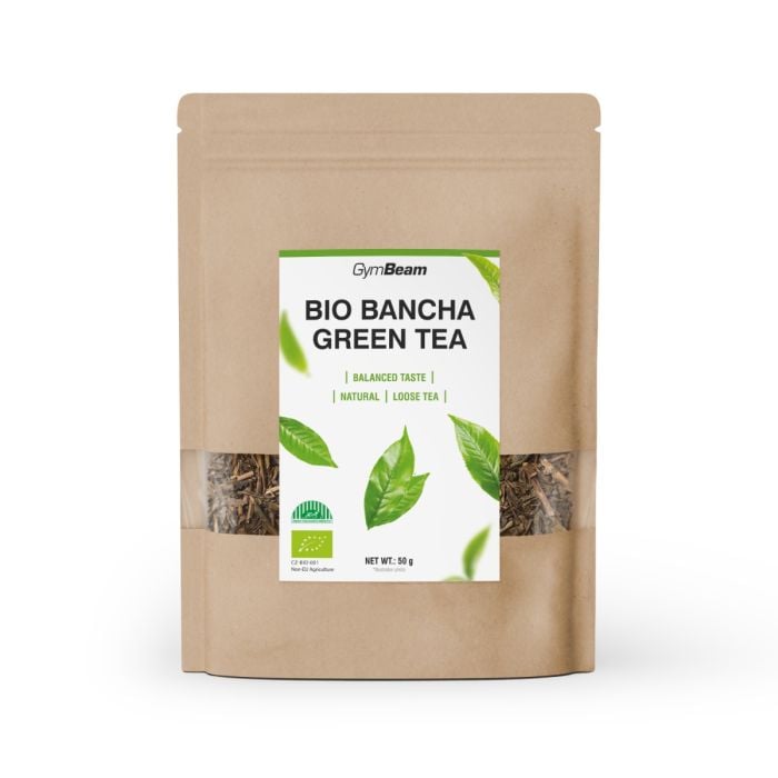 BIO Bancha zeleni čaj - GymBeam 50 g
