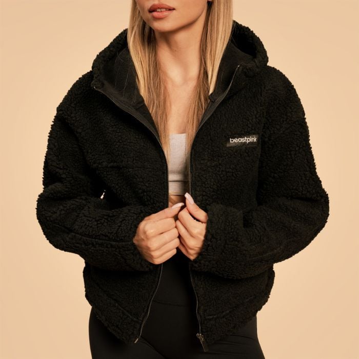 Ženska jakna Hoodie Bliss Black - BeastPink M