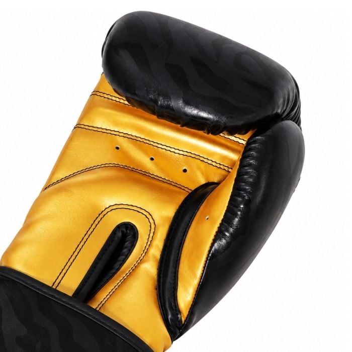 Boxing Gloves Grind Black/Gold - GymBeam 16 OZ