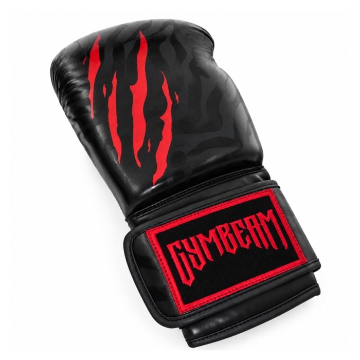 Boxing Gloves Grind Black/Red - GymBeam 16 OZ