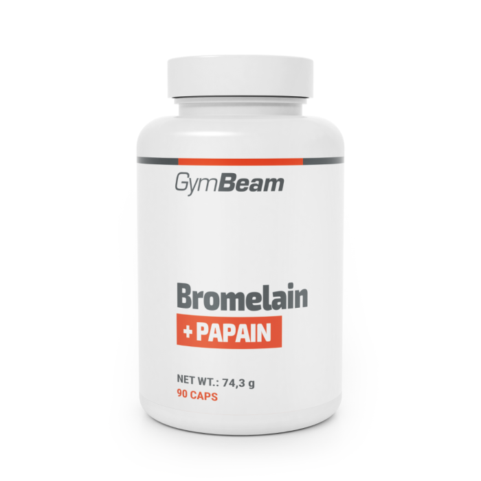 Bromelain Papain - GymBeam 90 kaps.