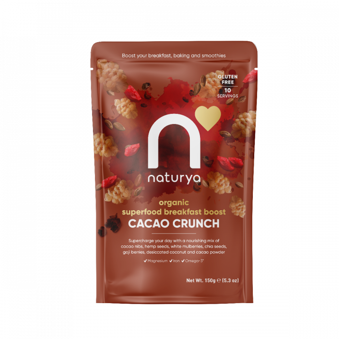 Superhrana Breakfast Boost Cacao Crunch - Naturya