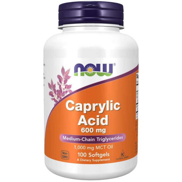 Kaprilna kiselina 600 mg - NOW Foods