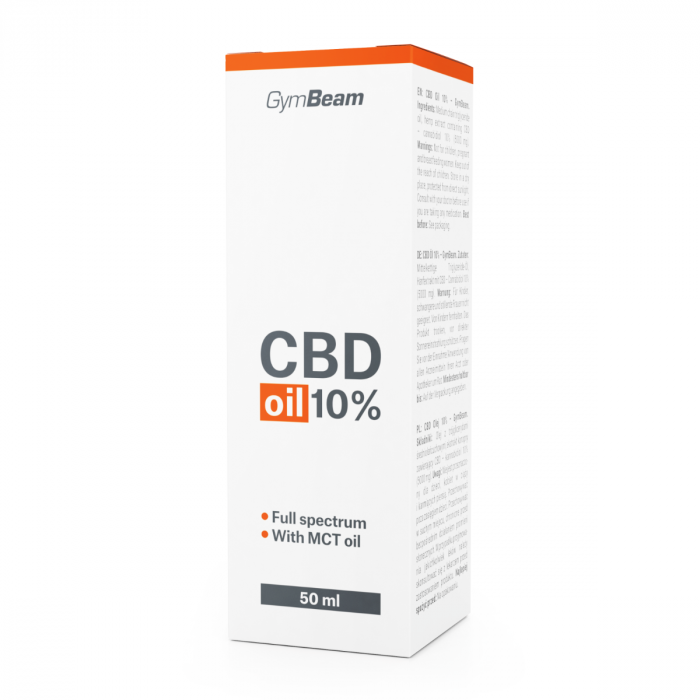CBD ulje 10% 50 ml - GymBeam 50 ml
