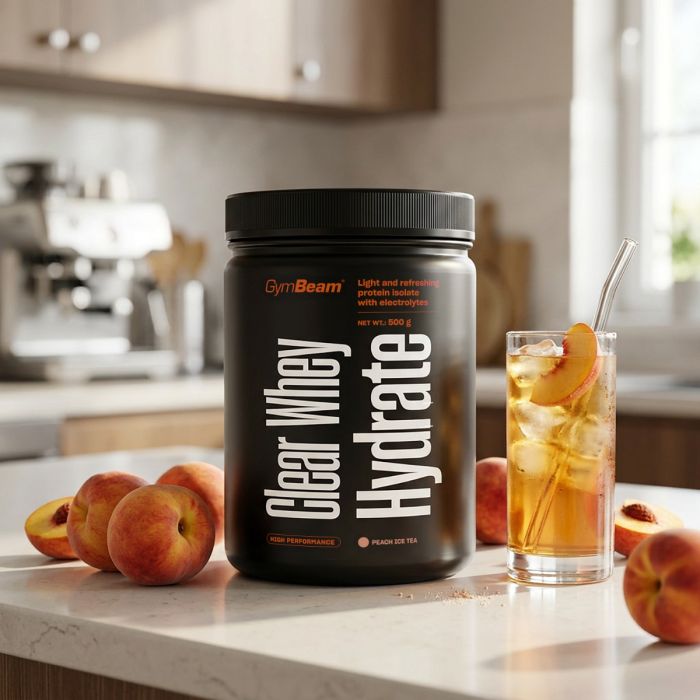 Clear Whey Hydrate - GymBeam 500 g - ledeni čaj breskva