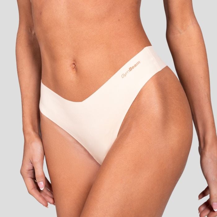 Comfy Seamless Bottoms 3Pack Beige - GymBeam L