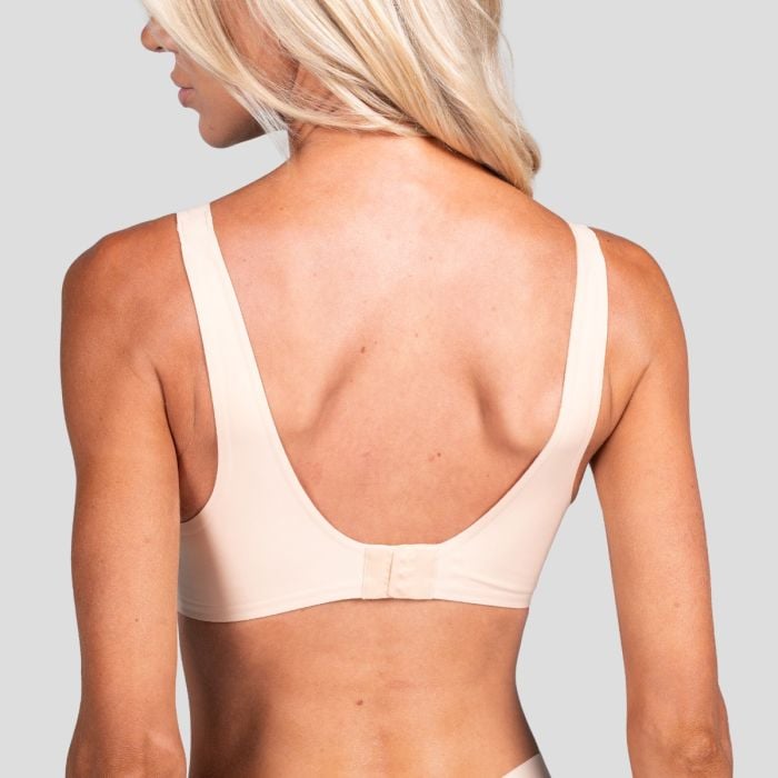 Comfy Seamless Bra Beige - GymBeam S