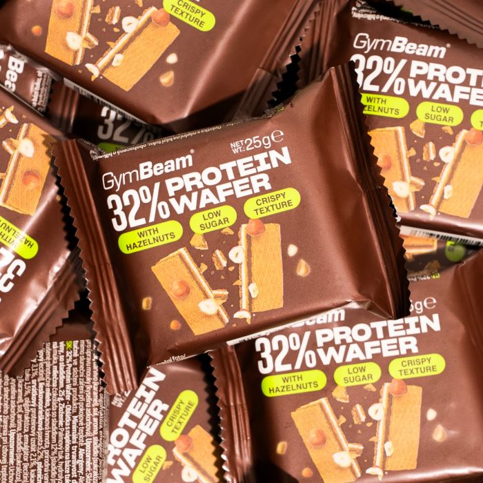32% Protein Wafer - GymBeam 25 g - 00