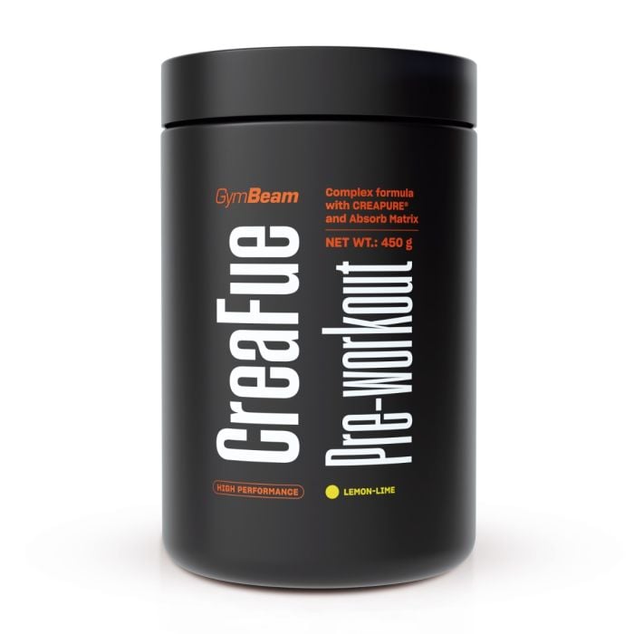 CreaFue Pre-workout - GymBeam 450 g - limun - limeta