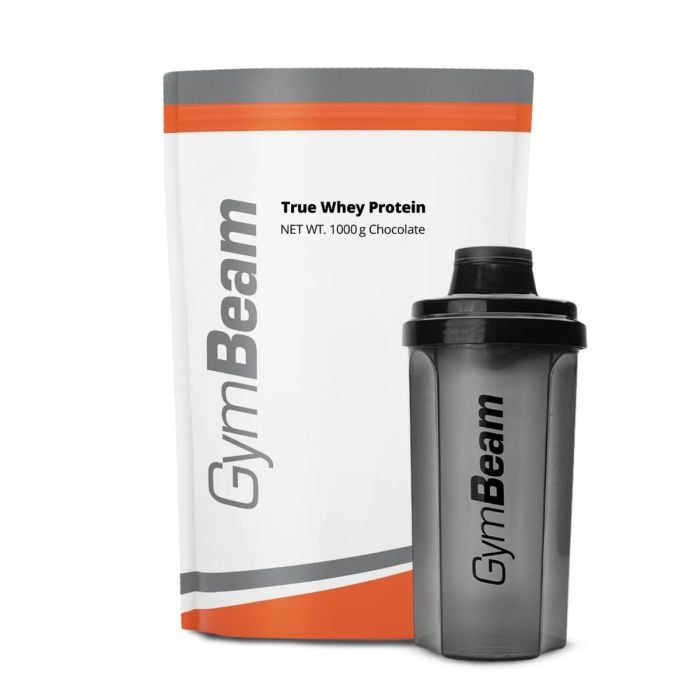 Protein True Whey - GymBeam 1000 g - čokolada - 00