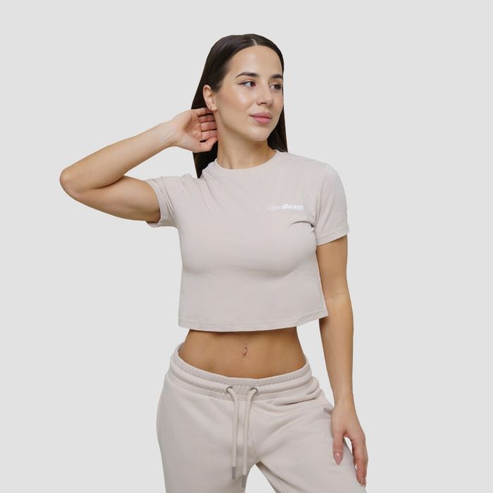 Ženska majica Agile Cropped Desert - GymBeam L