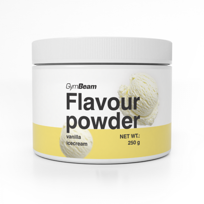 Flavour powder - GymBeam 250 g - bijela čokolada - kokos