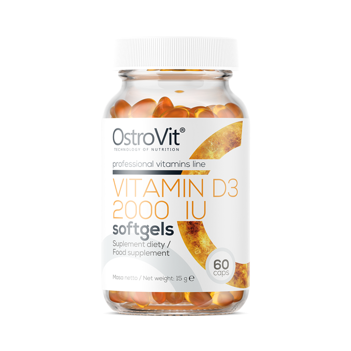 Vitamin D3 2000 IU softgels - OstroVit 