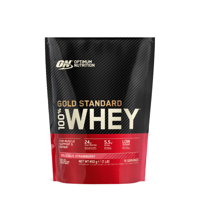 100% Whey Gold Standard - Optimum Nutrition 450 g - jagoda