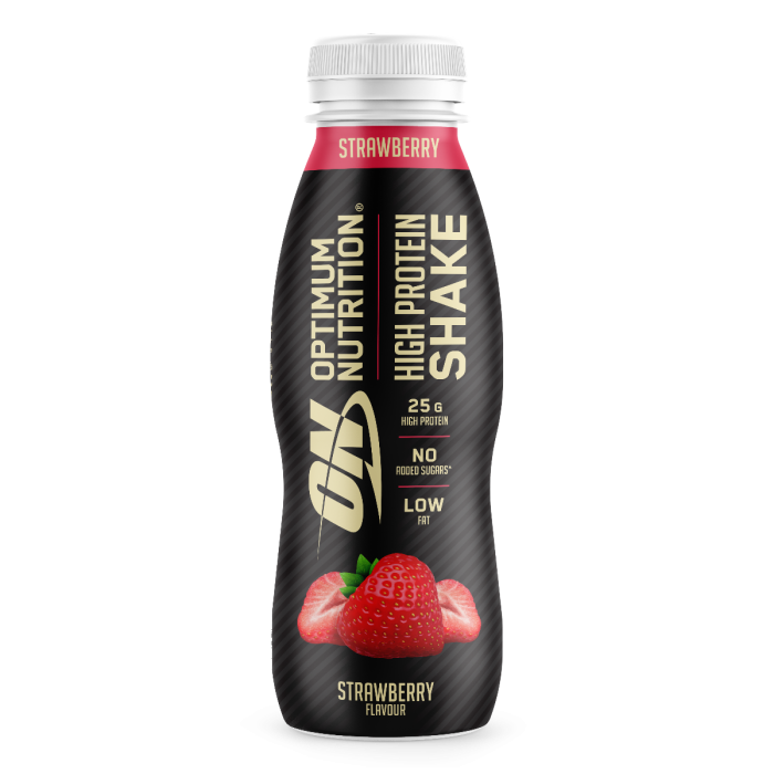 Optimum High Protein Shake - Optimum Nutrition 330 ml - jagoda