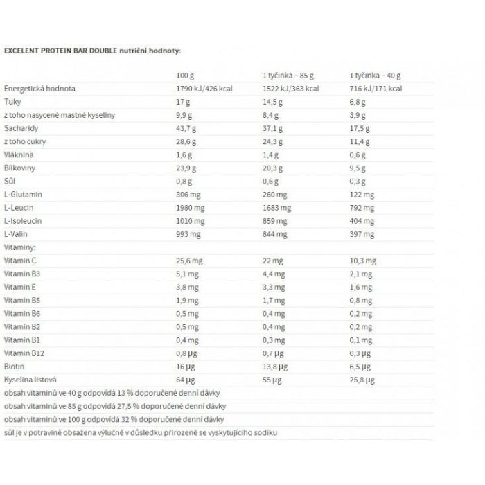 Excelent 85 g - Nutrend 85 g - vanilija - ananas