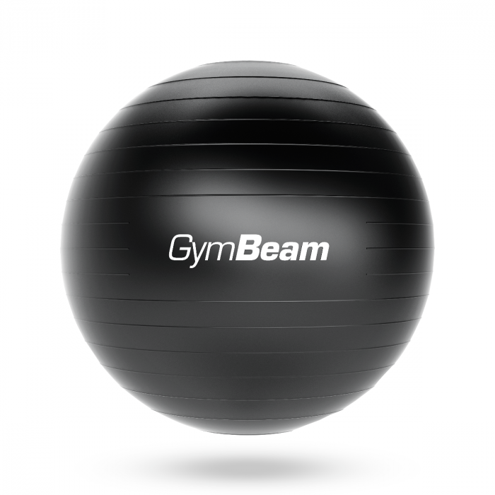 Lopta za fitness FitBall 65 cm - GymBeam siva